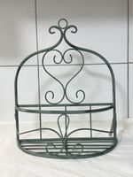 Wandregal aus Metall, Vintage Shabby Chic Look