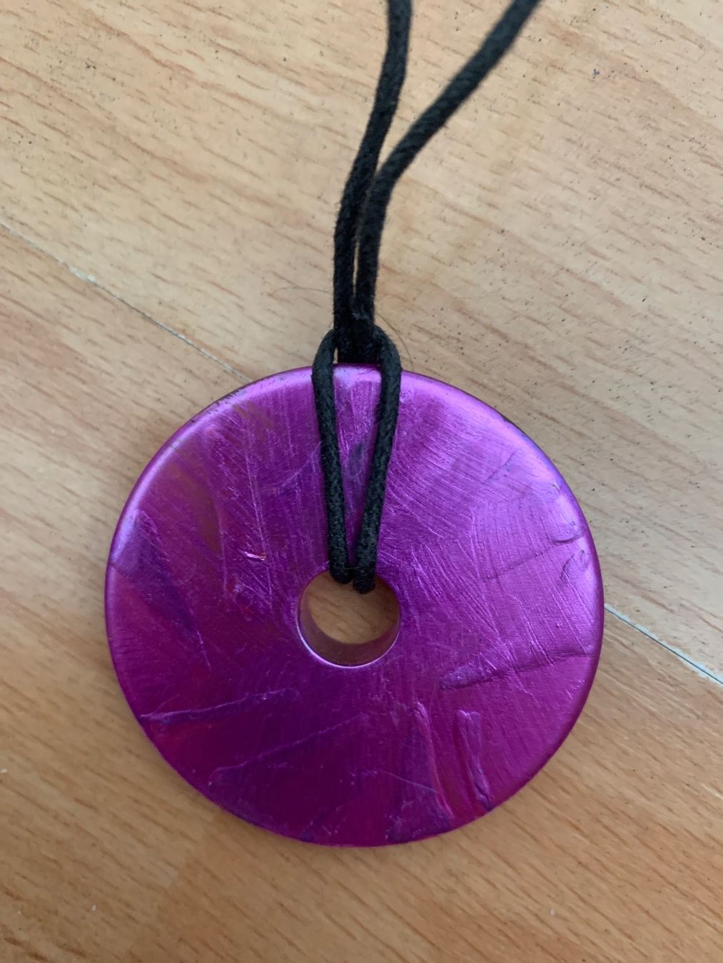 Catenine: Joli collier coloré violet rond – Usato da MEYRIN venduto da Gwendo10 2