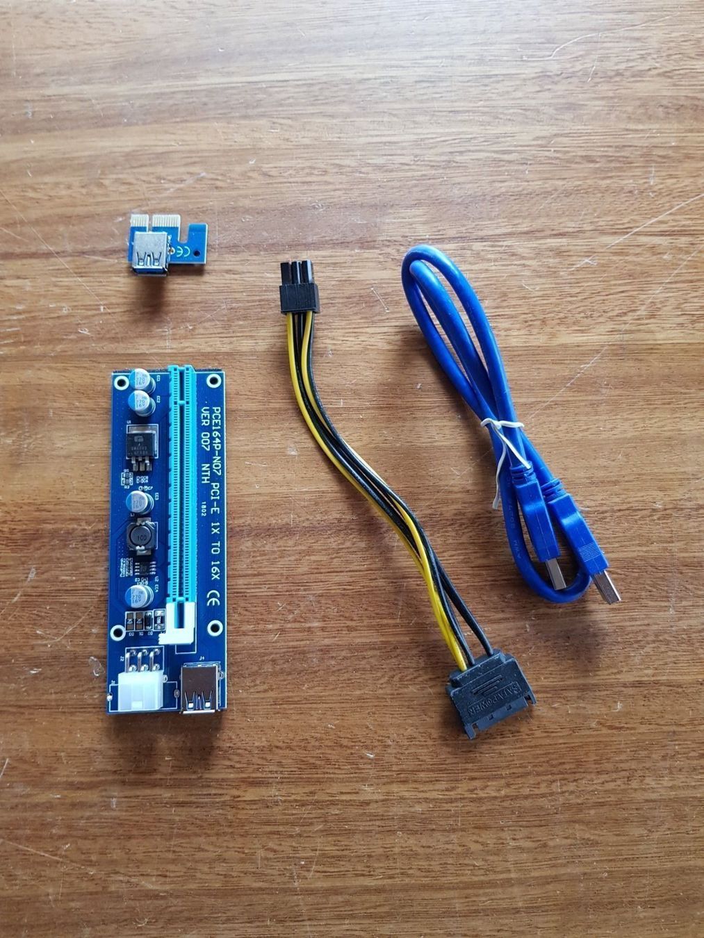 Coin Miner: 14 X Mining Riser PCI Express LONG RANGE – Usato da Ebmatingen venduto da swiss.canadian 1