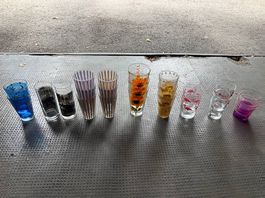 Séries de verre en parfait état