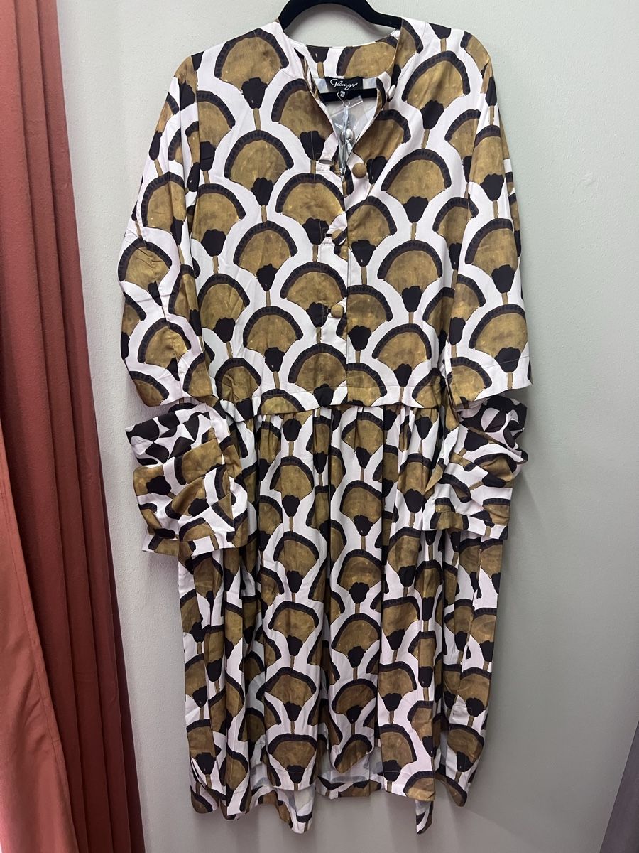 Vestiti: Kleid Glungoo Ginkoblättermuster Grösse: One Size – Nuovo e nell'imballaggio originale da Burgdorf venduto da puppennetz