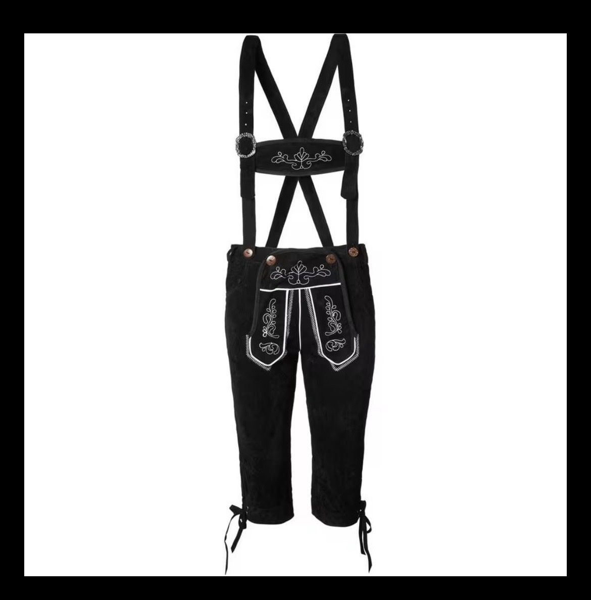 Pantalons: lederhose schwarz L – Neuf avec emballage d'origine à Dagmersellen par SnowBo