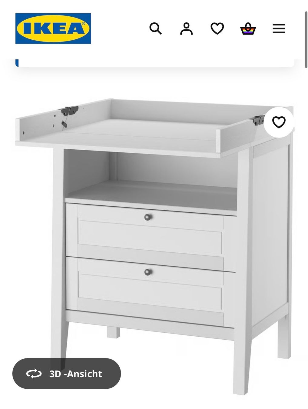 Ikea Fasciatoi & Accessori: Wickeltisch/Kommode: Fast wie neu. – Usato da Wangen SZ venduto da vendolibri 3