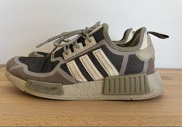 Adidas Sneaker 40 2/3 grau grün Herren 