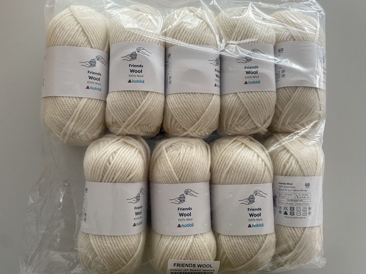 Wolle: Friends Wool von Hobbii 9 Knäuel  – Neu und originalverpackt aus Uster von LisaH01