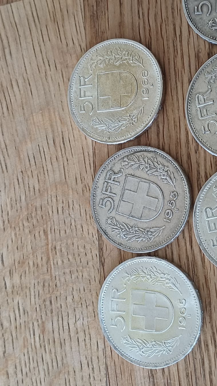 Tutti le monete: 10 X 5 Franken  aus  Silber – Usato da Flawil venduto da Pinkmalibu 7