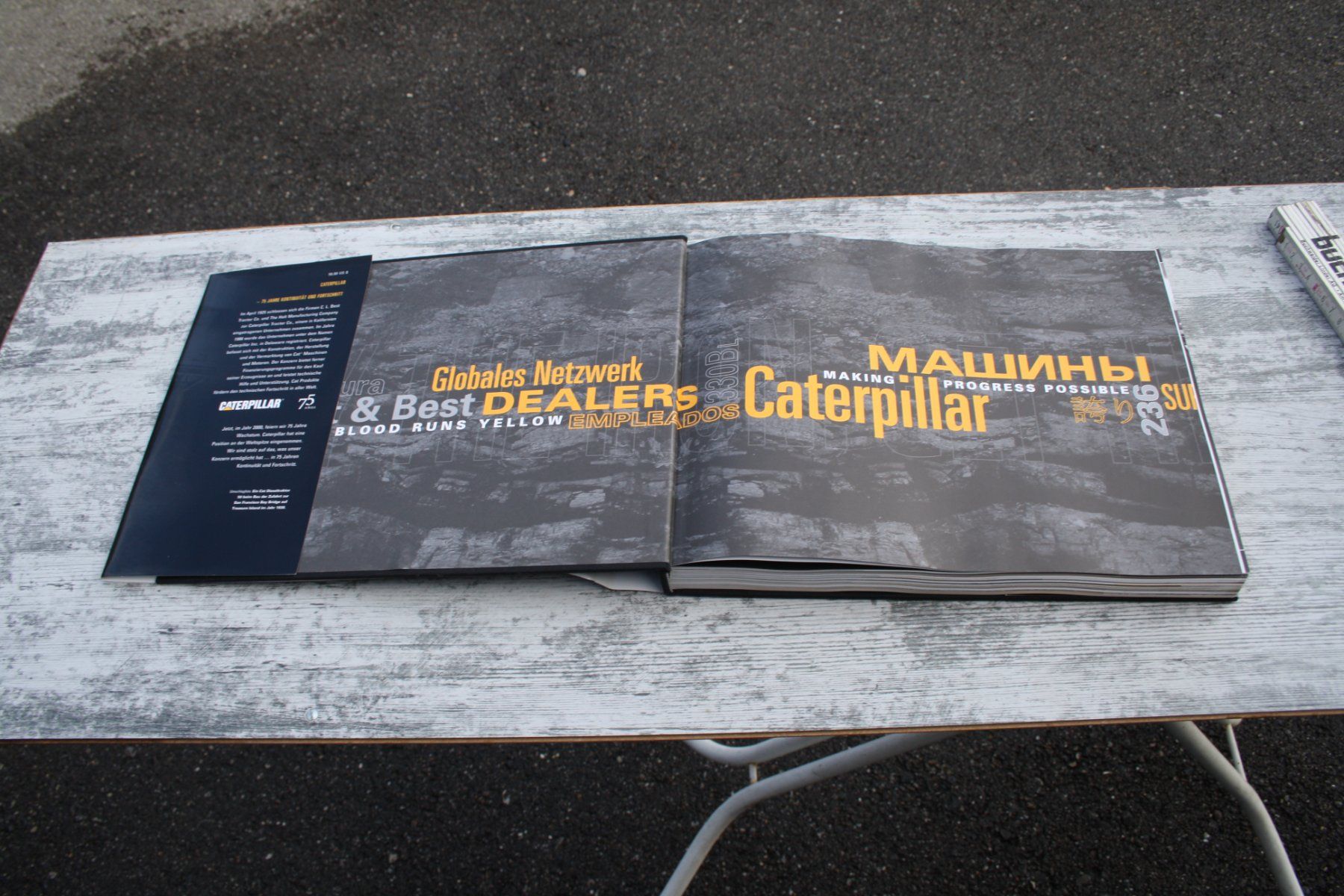 Libri: BUCH CATERPILLAR 75 JAHRE CAT – Usato da Wauwil venduto da Pneuedy 2