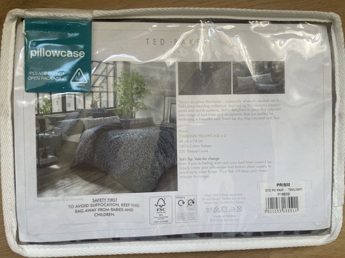 Bettwäsche: Ted Baker Prism pillowcase x2 48x74cm Leopard – Neu und originalverpackt aus Embrach von lau_2gtp 2