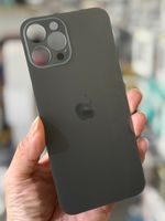 VITRE ARRIÈRE IPHONE 12 Pro Max (AVEC LOGO)grand trou Graphi
