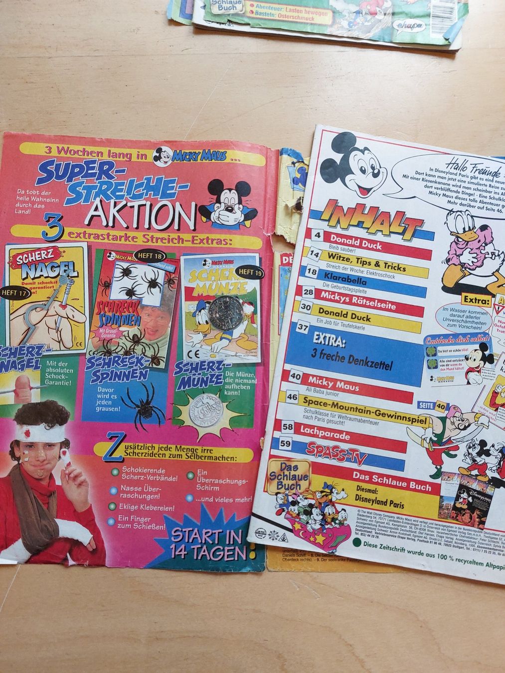 Fumetti: 39 MICKY MAUS  -  1995 – Usato da Gipf - Oberfrick venduto da Esnoopy 3