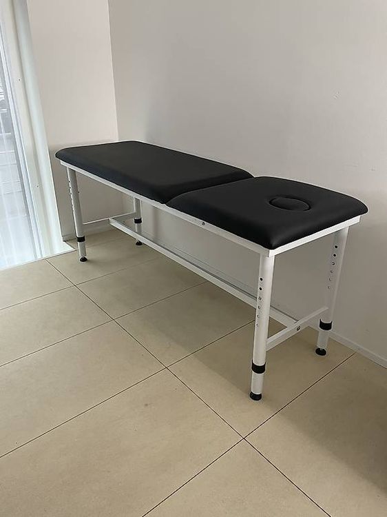 SAURO Professionelle Massageliege Aus Stahl – Robust, Bis 250 Kg, Neigbare Rückenlehne Für Studio & Praxis