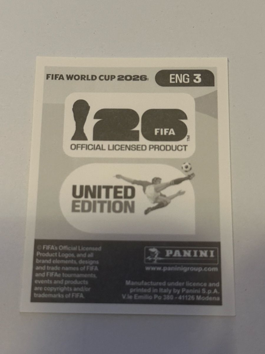 Panini Carte collezionabili: Panini Sticker WM 2026 ENG 3 John Stones – Nuovo (secondo la descrizione) da Herisau venduto da Ballenberger 1