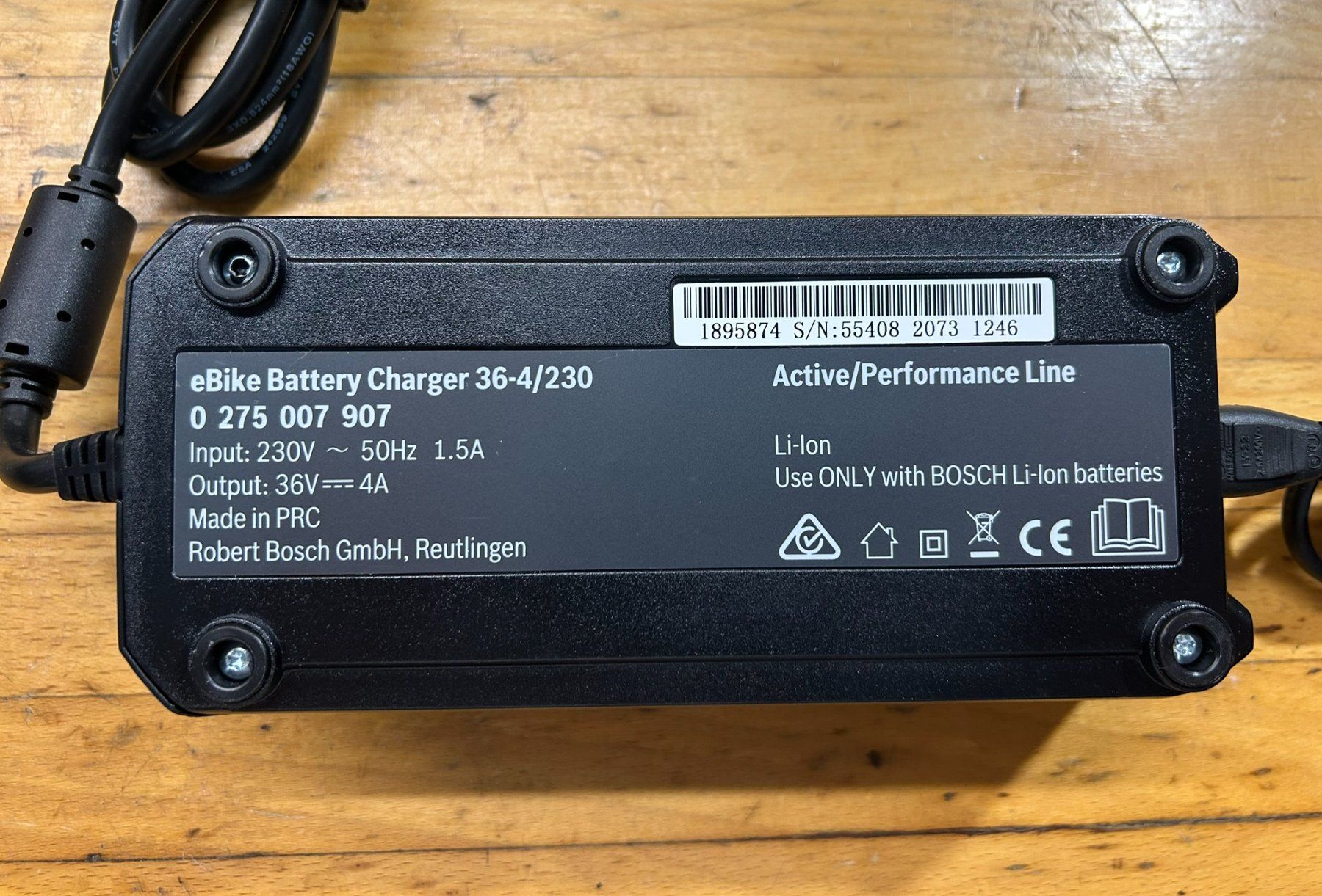 Bosch Chargeurs: Bosch Ladegerät 4A | Active/Performance – Neuf avec emballage d'origine à Niederhelfenschwil par kwu_x58q 1