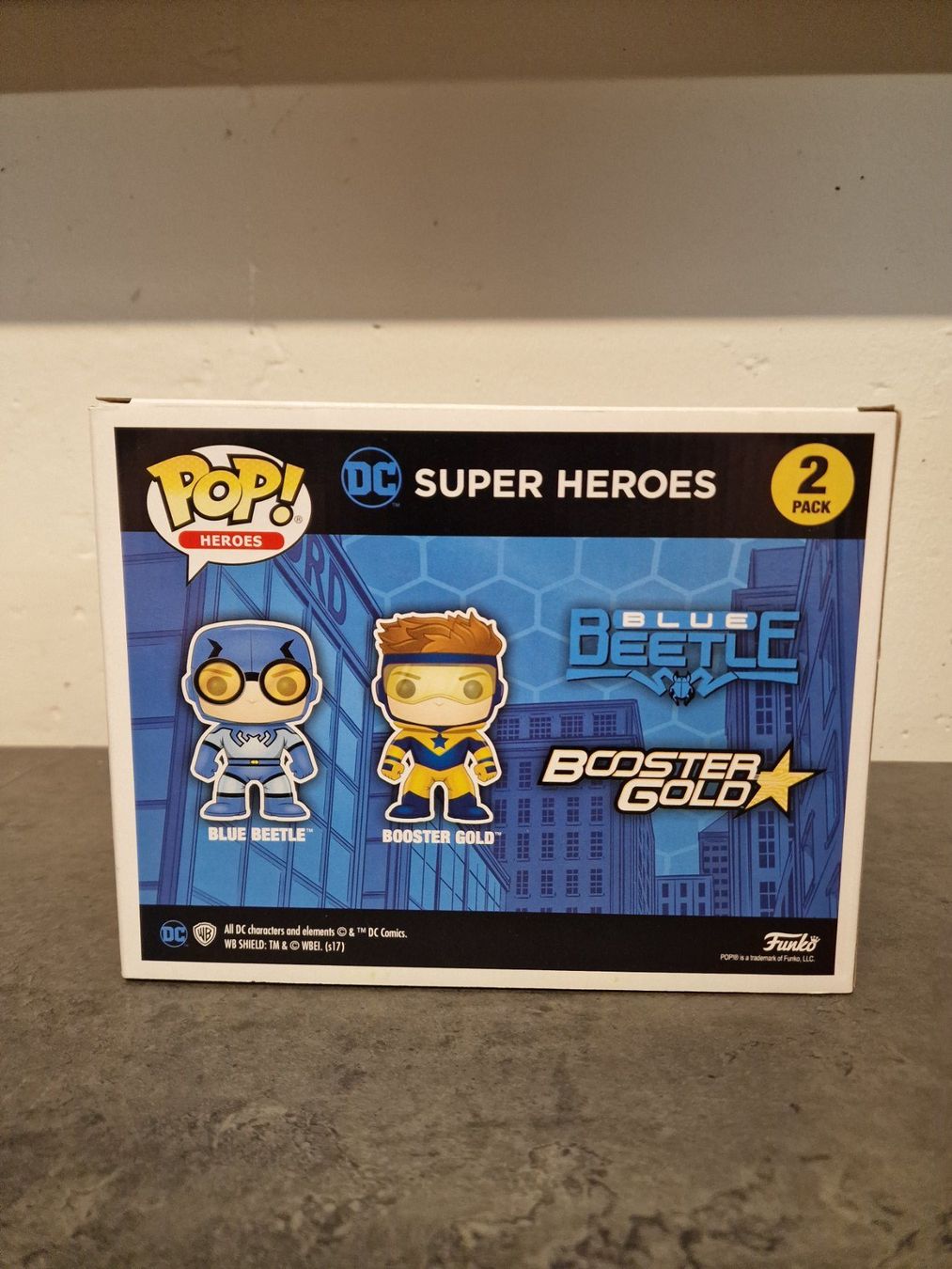 Funko Statuette: Funko Pop Heroes Blue Beetle & Booster Gold 2 Pack – Nuovo e nell'imballaggio originale da St. Erhard venduto da hubi36 1