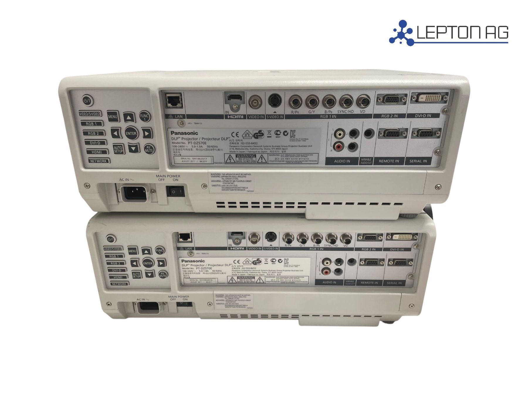 Panasonic Proiettori: Panasonic DLP Projektor PT-DZ570E – Usato da Niederdorf venduto da LeptonAG 3