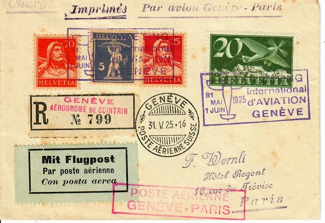 Tous les timbres: Flugpost 1925 – D'occasion à Hochdorf par Ziegel-16