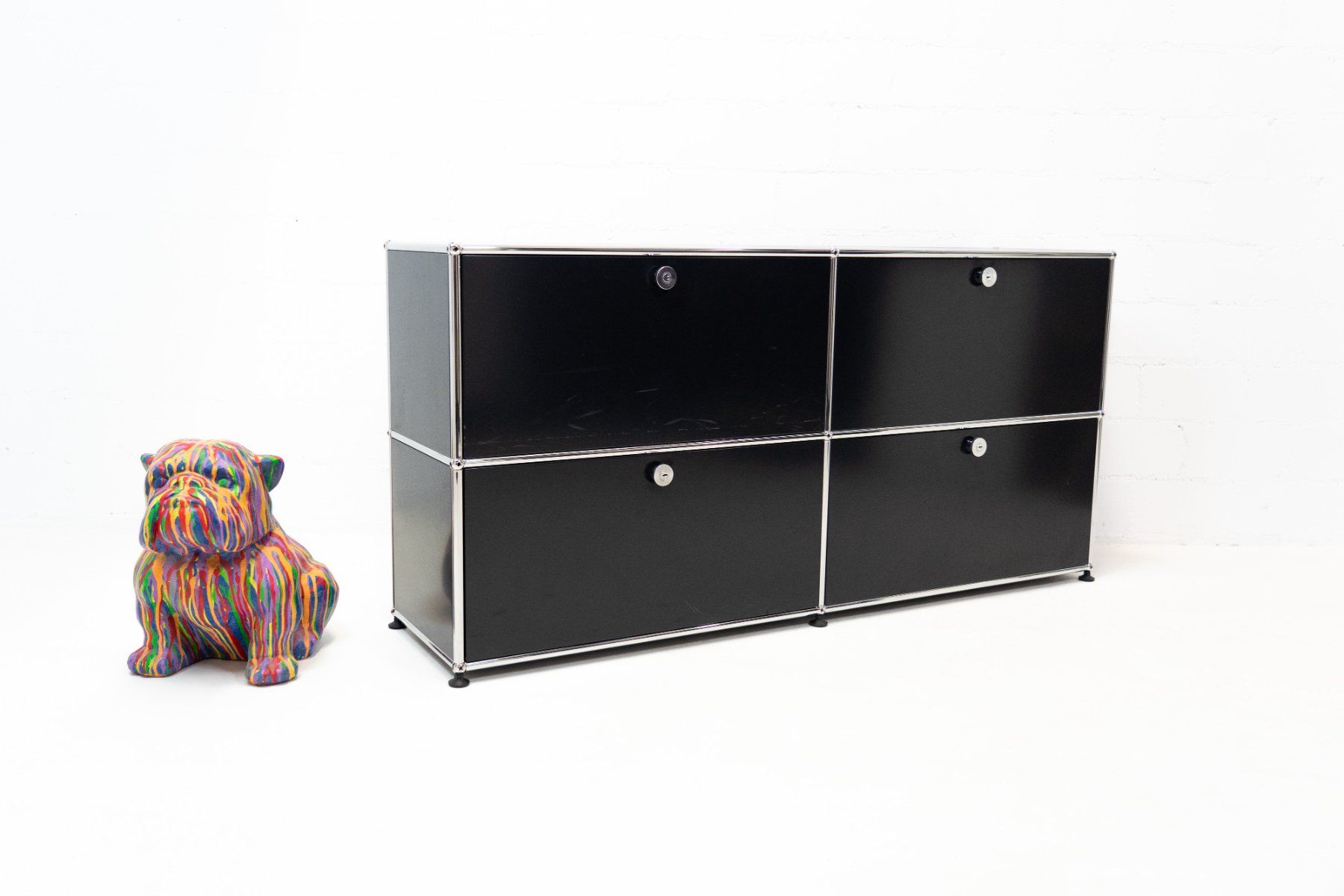 USM Kommoden: USM Haller Sideboard Graphit Schwarz N. 26 Lieferung möglich – Gebraucht aus Schaffhausen von Studio-Ara