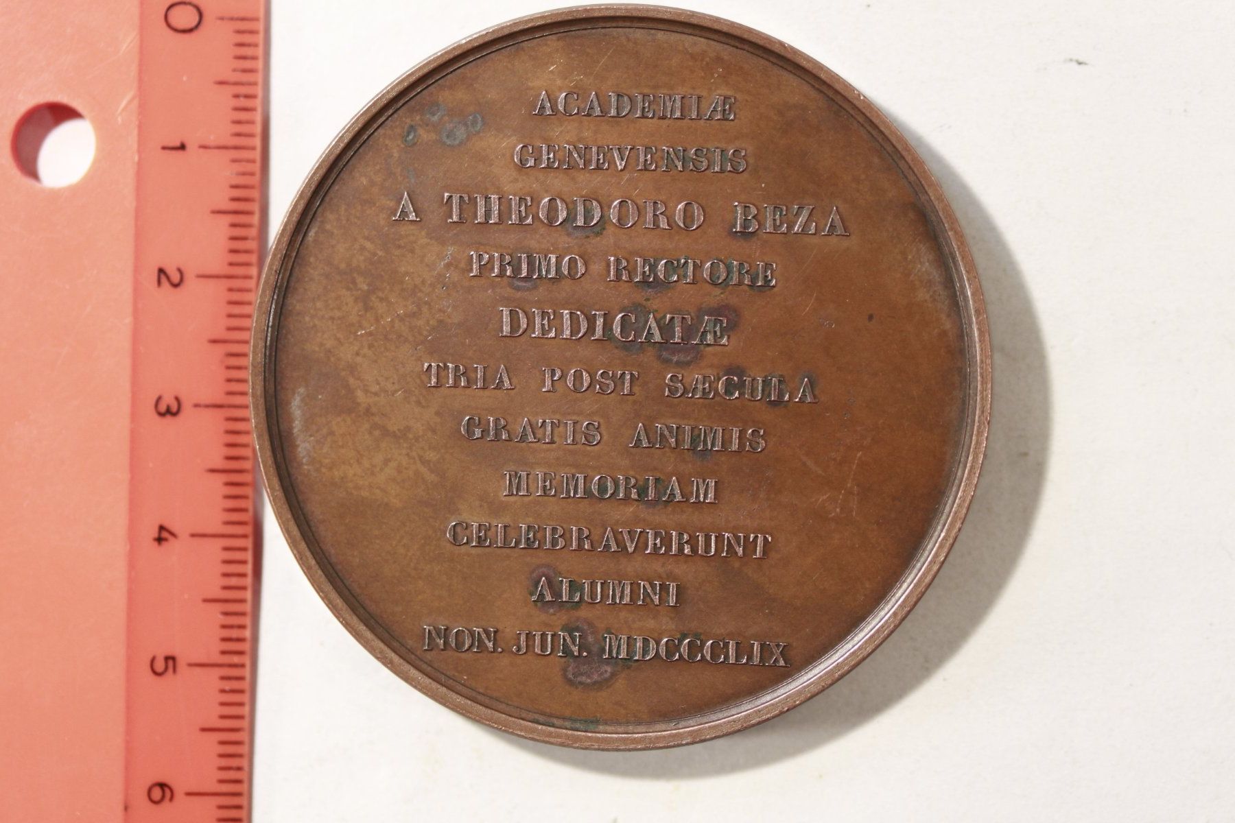 Medaglie: Medaille geneve 1859 – Usato da La plaine venduto da 7A6T2ME 1