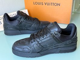 LOUIS VUITTON Lv Trainer Monogram Low Top Sneakers 43.5 NEU