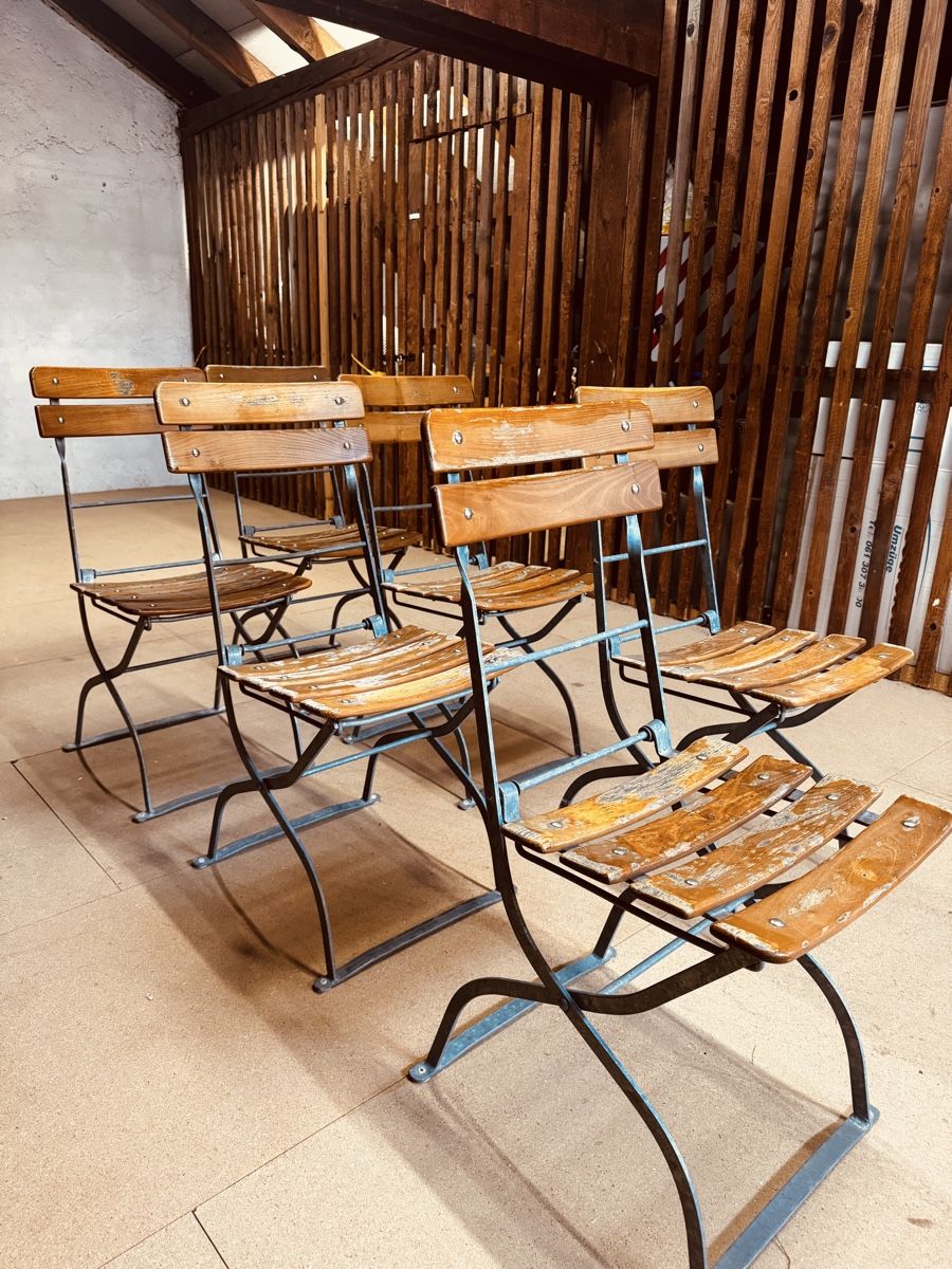 Sedie: Vintage Biergartenstühle – Usato da Basel venduto da bsc04