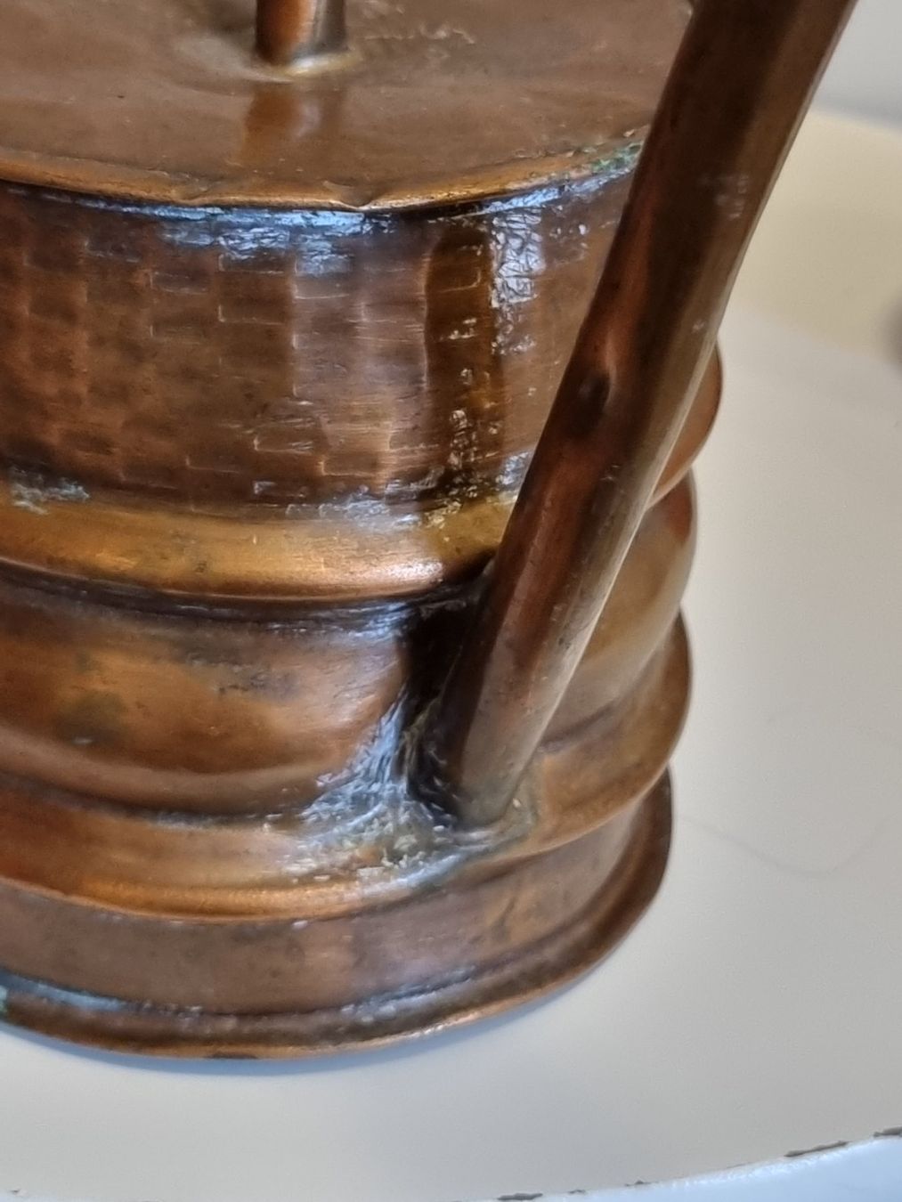 Annaffiatura & Irrigazione: Antike Kupfer Giesskanne um 1900 – Usato da Scharnachtal venduto da devin03 5