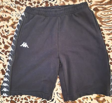 Schwarze Kappa Shorts