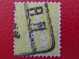 1882, Nr.47 (FASERPAPIER) von BERN, Kat: 700.-+ günstig
