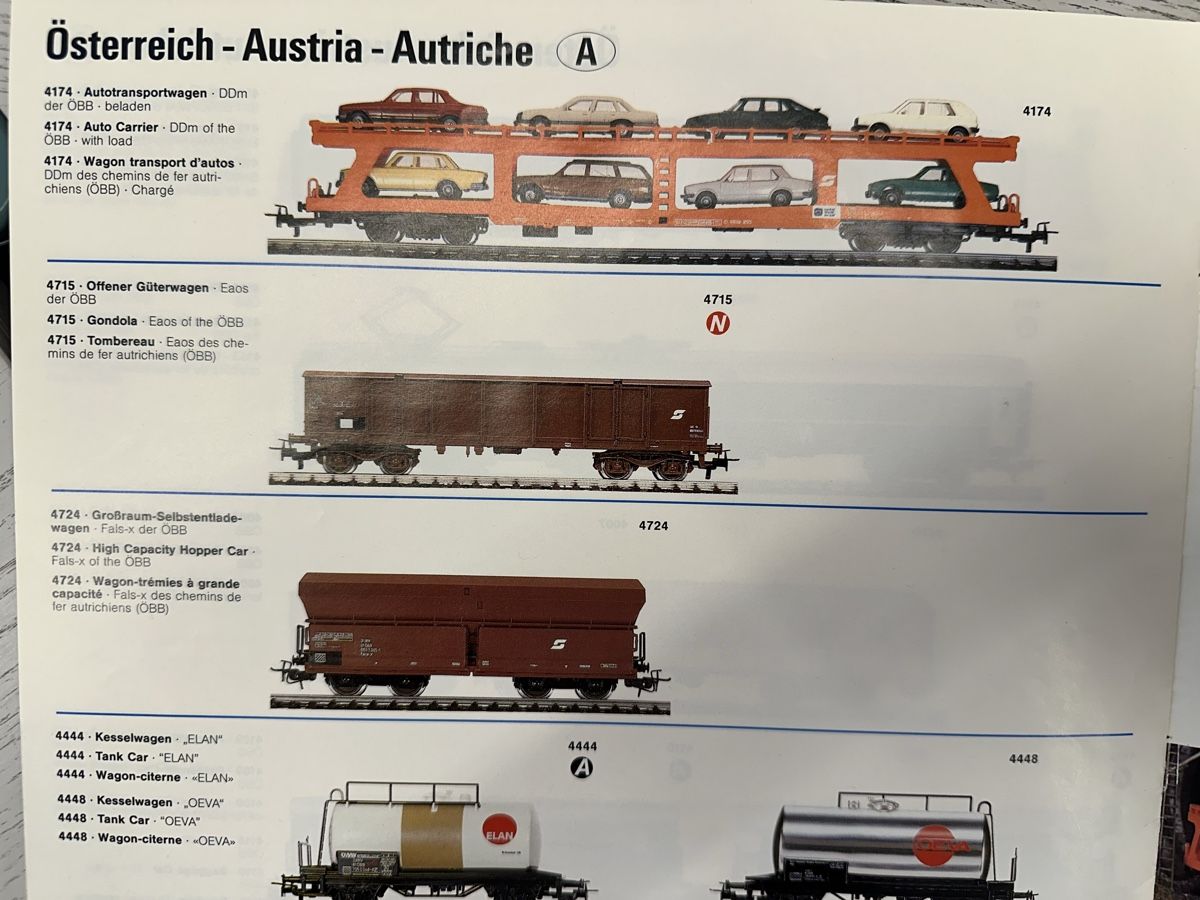 Märklin Modellini di ferrovie: Märklin 1988/89 Export-Modelle – Usato da Lupsingen venduto da New-Haven 2