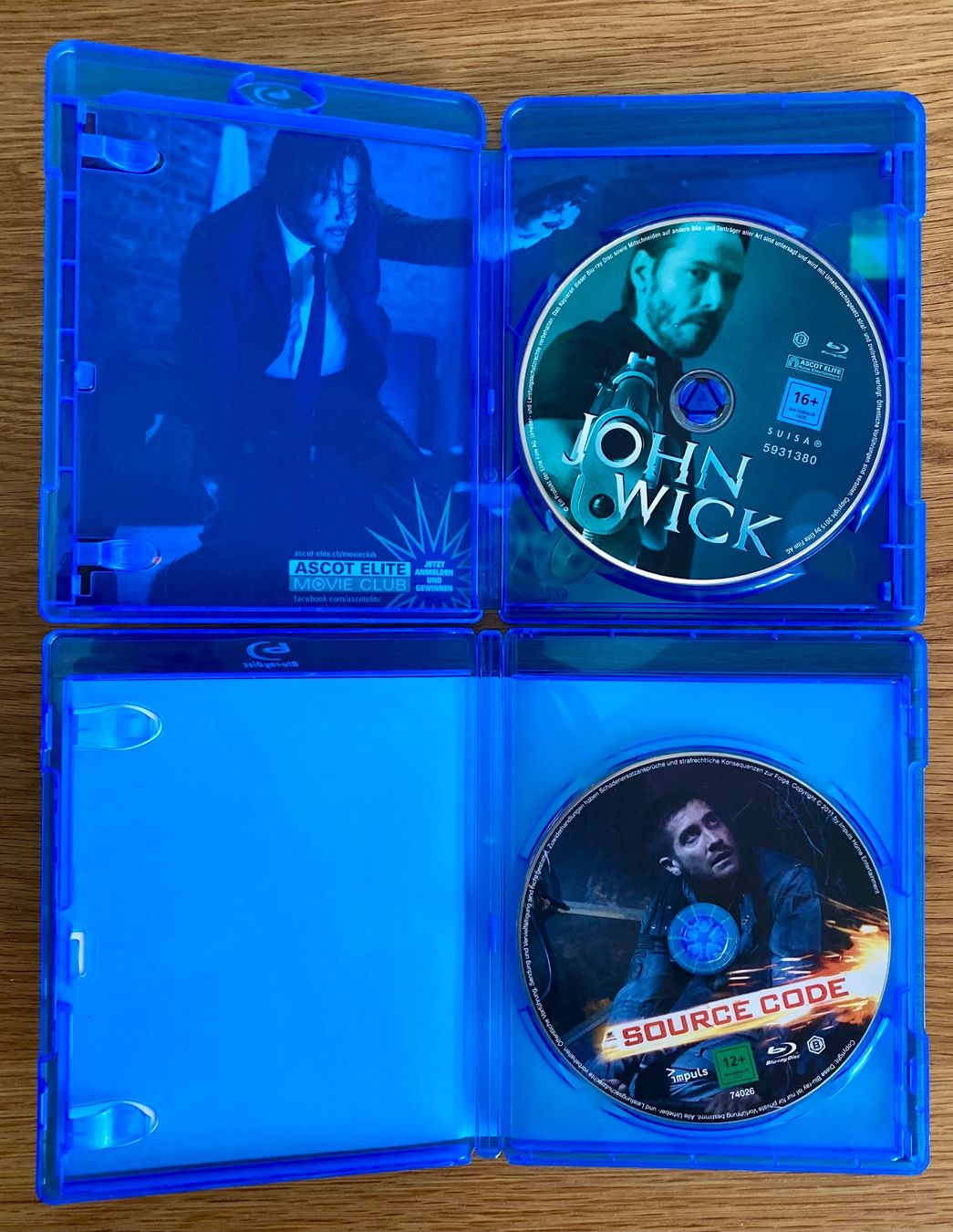 Tutti i DVDs: John Wick & Source Code (Reeves/Gyllenhaal/Monaghan/Farmiga) – Usato da Zürich venduto da Djmotionch 1