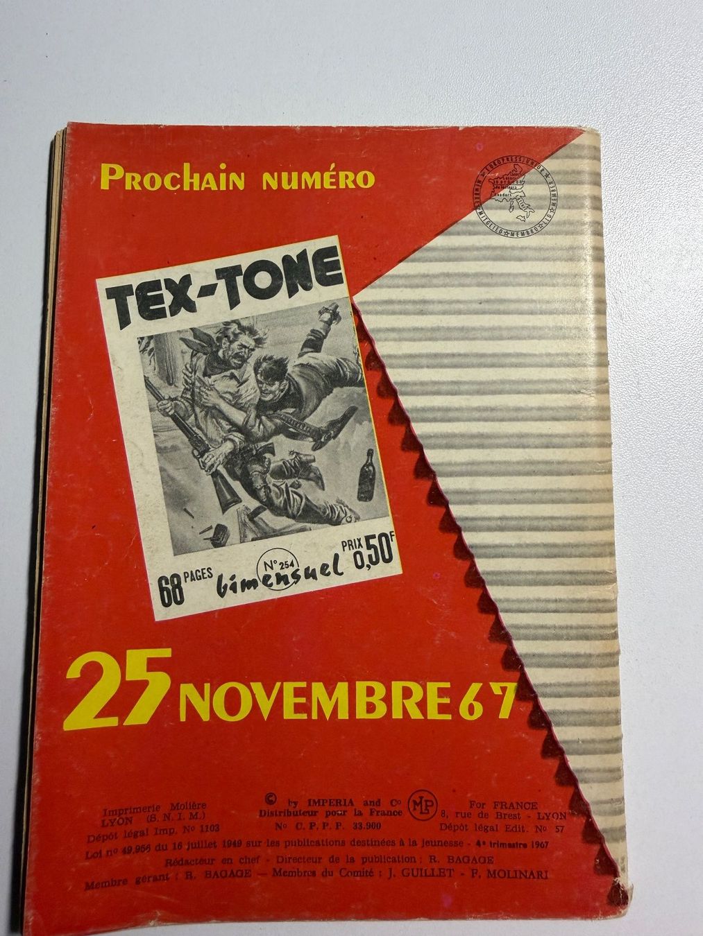 Comics: Tex Tone BD petit format vintage 1967 – Gebraucht aus Fribourg von J334455 1