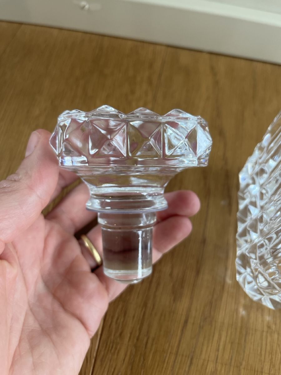 Caraffe: Grosse Cristal d'Arques Karaffe, Kristallkaraffe, Whiskey – Usato da Bellach venduto da jba03 2
