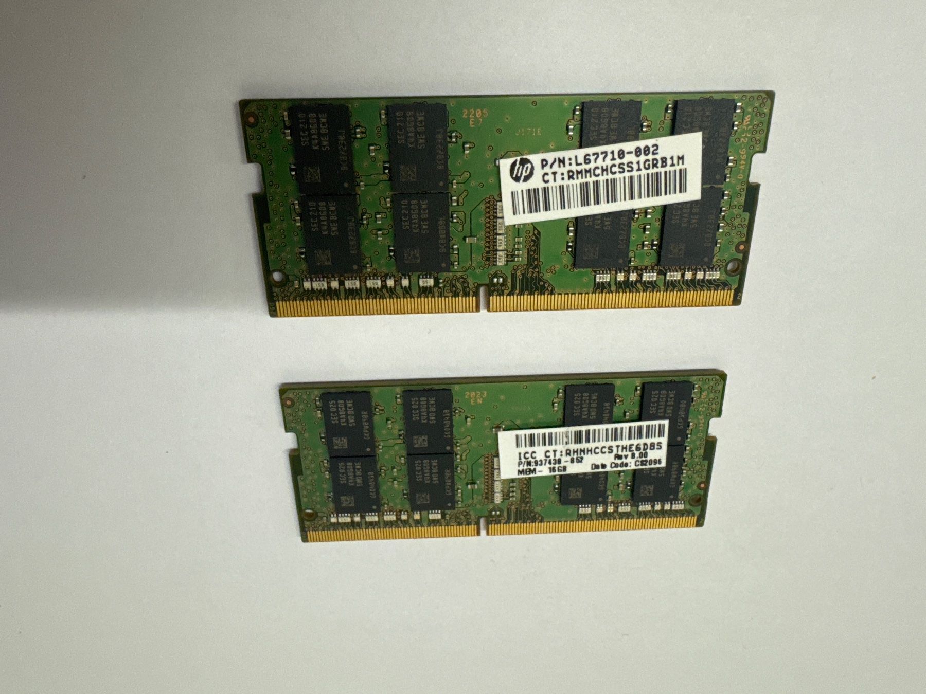 Memoria / RAM: 2x 16GB Rigel, PC4-3200AA, Samsung – Usato da Volketswil venduto da fis_shx9 1