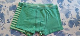 Boxershorts grüne 2er Pack Grösse 134/140 neu