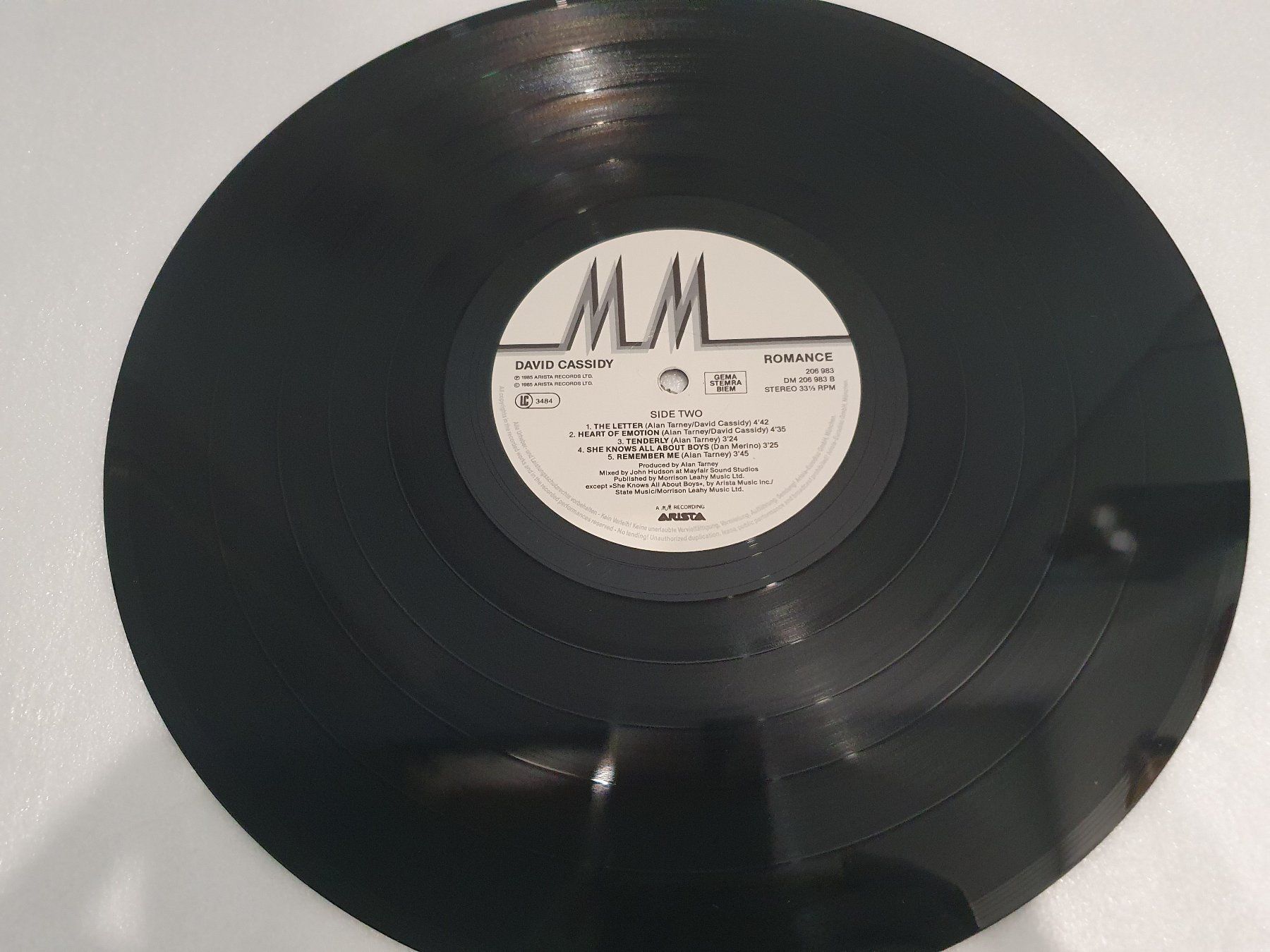 Dischi in vinile: David Cassidy – Romance – Usato da Uster venduto da Vinyl-Leidenschaft 7