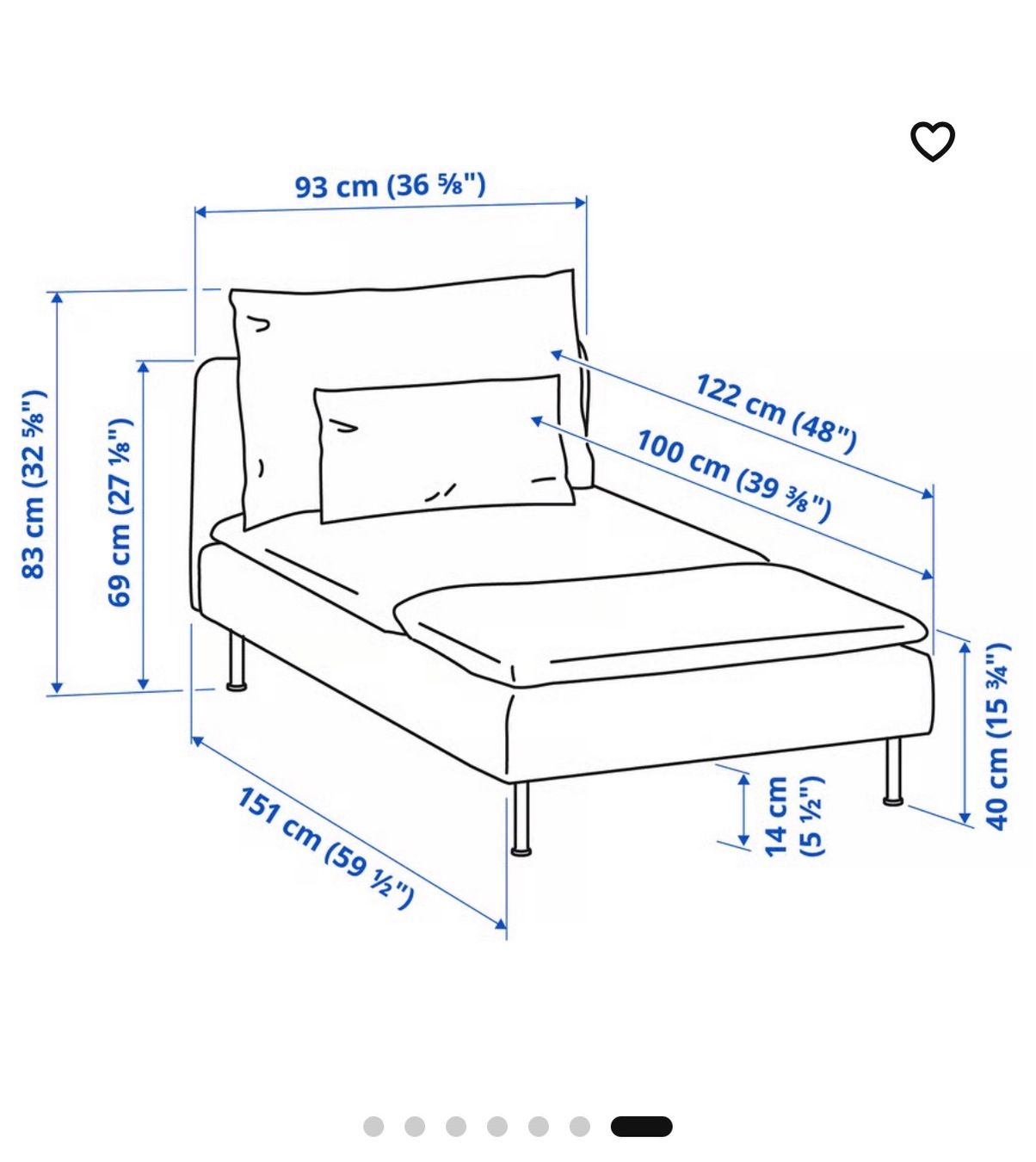 Ikea Sofas: Couch/Sofa Ikea Söderhamn Récamiere – Gebraucht aus Zürich von ant_ggc9 2