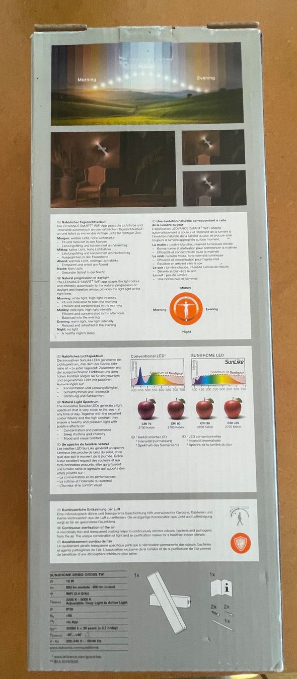 Lampade: Leuchte Sun@home LEDVANCE (Smart+) mit Lichtspektrum – Usato da Bonstetten venduto da Billa76 1