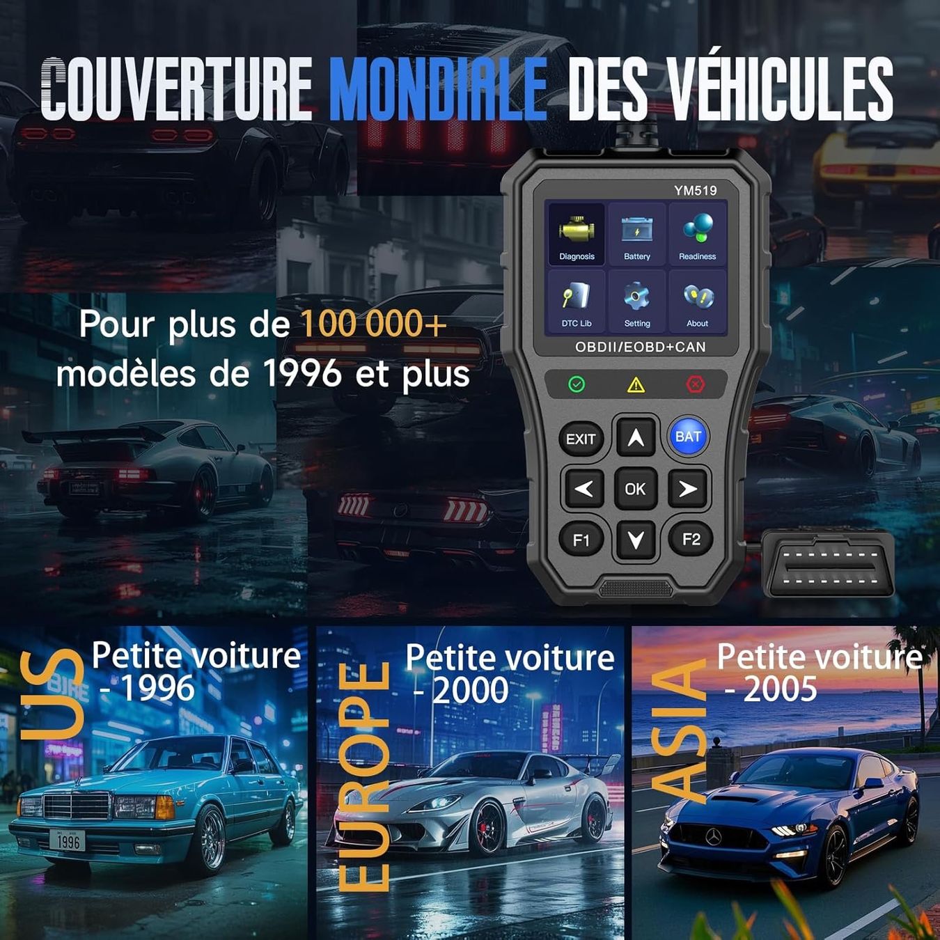 Messen: OBD2 Scanner Auto Diagnosegerät mit Batterietester – Neu und originalverpackt aus Genève von Lotus-18 3