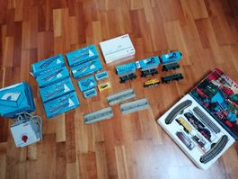 Märklin HO Güterzug mit Zubehör (Transformator, Schienen)