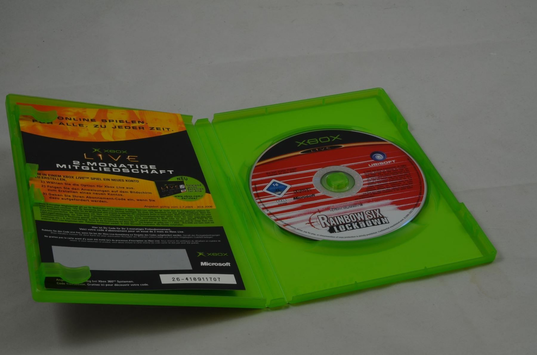 Giochi: Rainbow Six Lockdown Xbox Spiel CB – Usato da Buchs AG venduto da SellAndBuyX 2