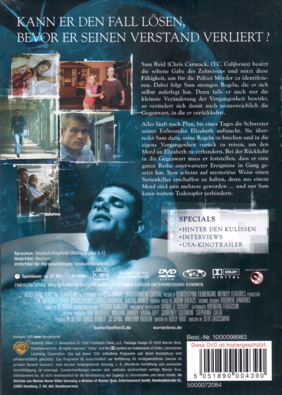 Tutti i DVDs: DVD: Butterfly Effect (Teil 1, 2 und 3) – Usato da Tägerig venduto da fil_f8k6 5
