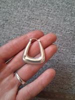 Einzelner Ohrring, 925 Silber, Dreiecksform