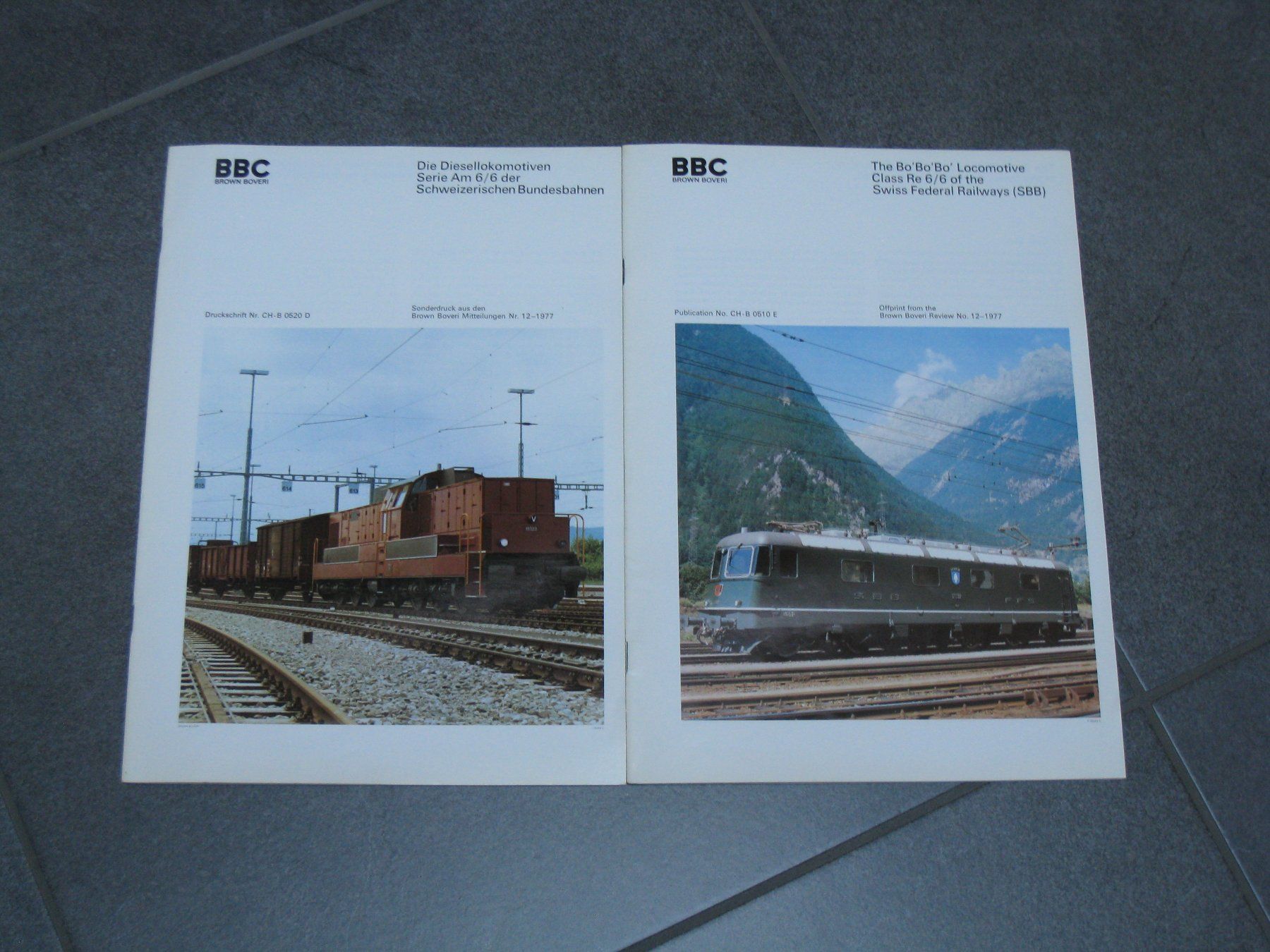 Riviste & Magazine: 5 BBC Mitteilungen, Eisenbahntechnik, A4-Hefte – Usato da Näfels venduto da Derglarner 2