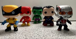 Funko Pop Figuren Set Superhelden 5 Stk. gebraucht