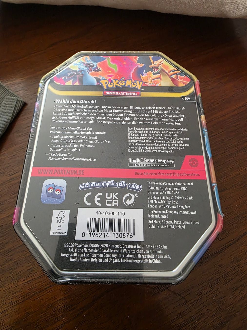 Karten: Pokemon Mega Glurak X ex Tin-Box – Neu und originalverpackt aus Winterthur von Edu_liebt_Spiele 1