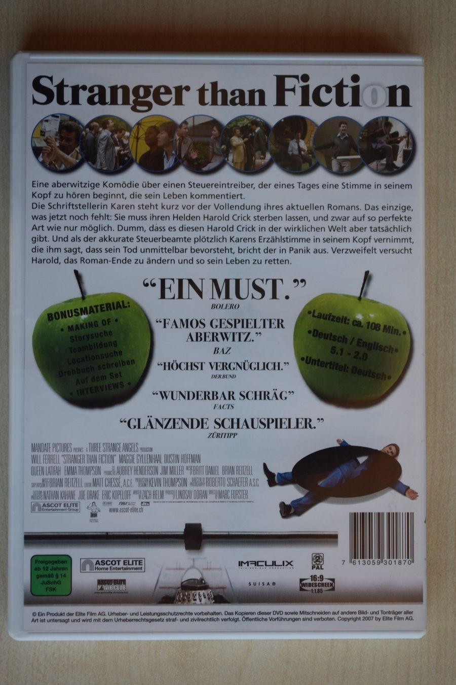Alle DVDs: Stranger than Fiction (131) – Gebraucht aus Reutigen von DONDON55 1