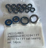 Ball Bearing Kit for T. Associated RC10 FT – 14 pieces