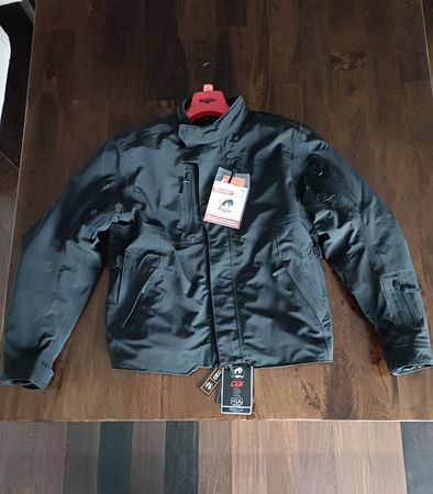 Motorradjacke Furygan Harris Trooper Schwarz Grösse 3XXL