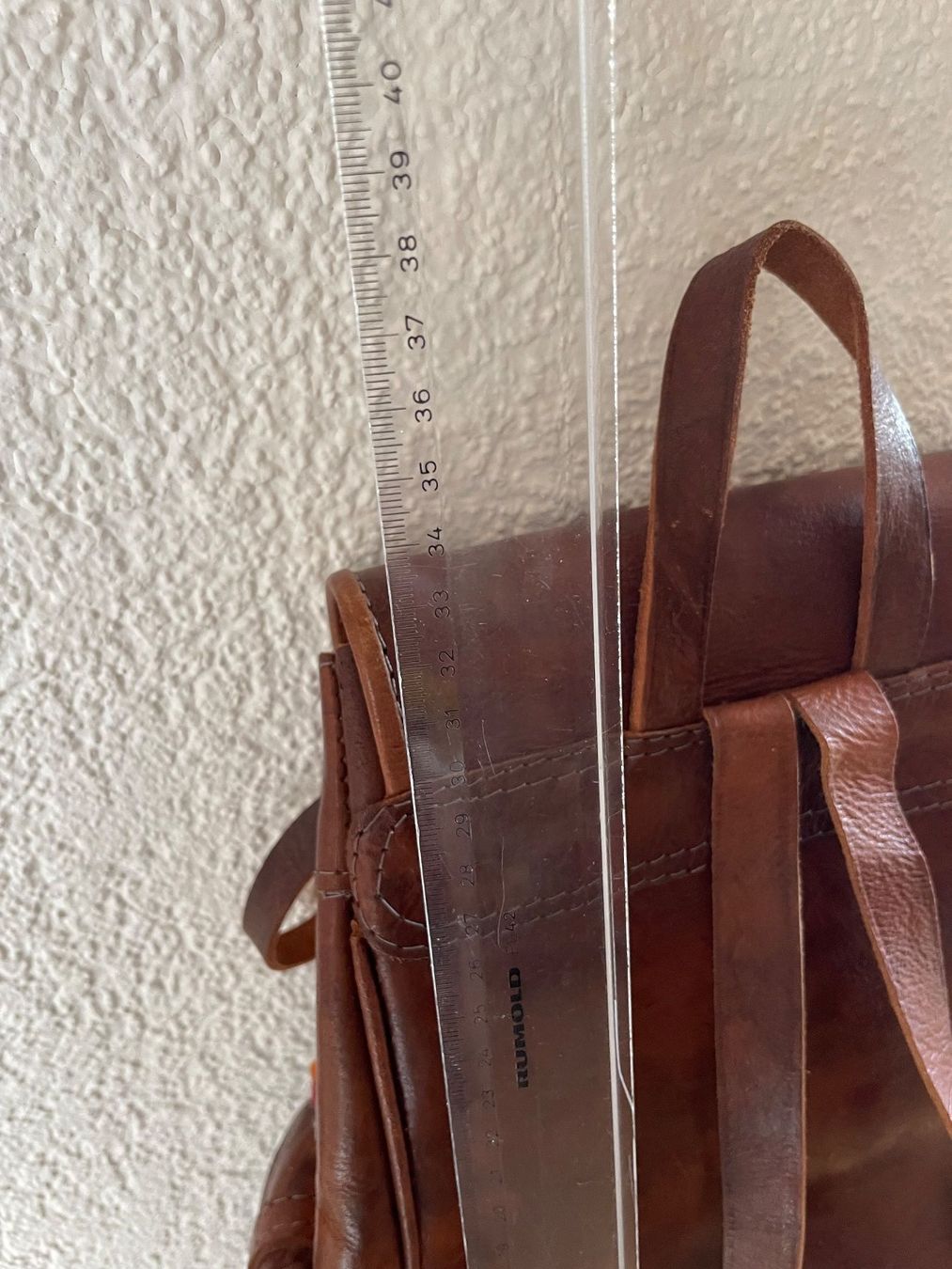 Zaini: Toller Rucksack aus Leder mit Textil eingearbeitet – Usato da Köniz venduto da kupu-kupu 5