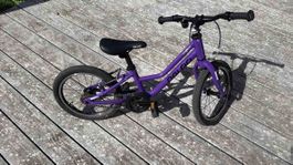 Kindervelo Naloo lila gebraucht 16 Zoll