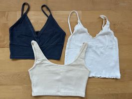 Brandy Melville 3er Set Tops